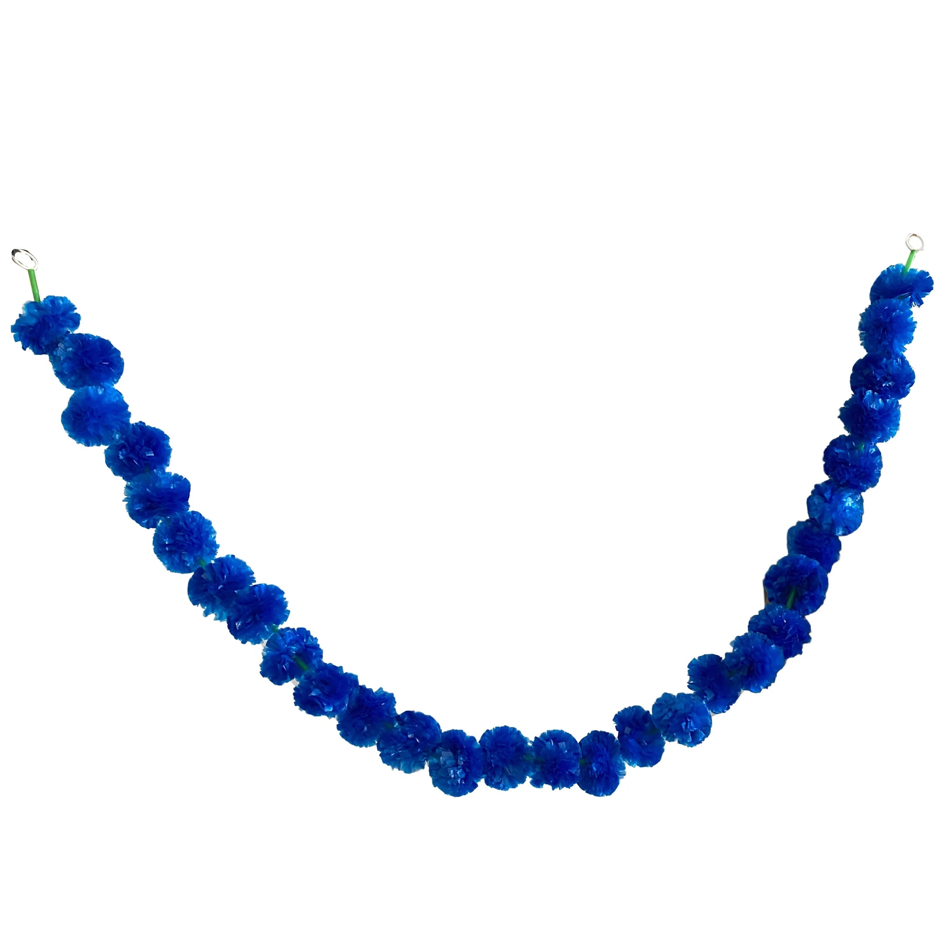 2 Pcs Marigold Flower Garland with бо Flowers for Diwali