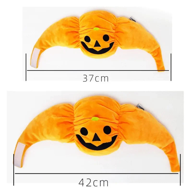 Cute Pet Pumpkin Hat Halloween Pet Dog Cat Hat Dress Up Headdress Small Dog Cat Cosplay Costume Funny Party Pet Decorative Hat