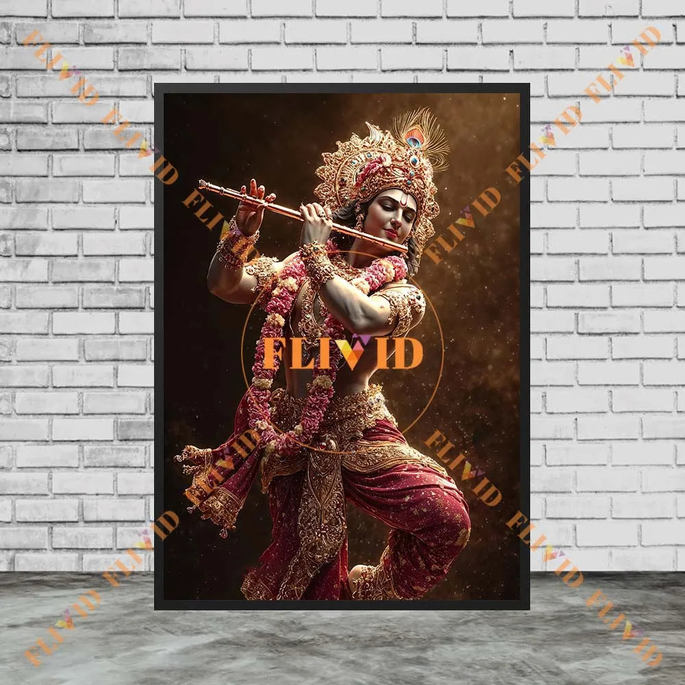 Goddess Parvati Shiva Vishnu Religion Poster Wall Pictures For Church Decor Wall Art Canvas Painting Posters Unframed
