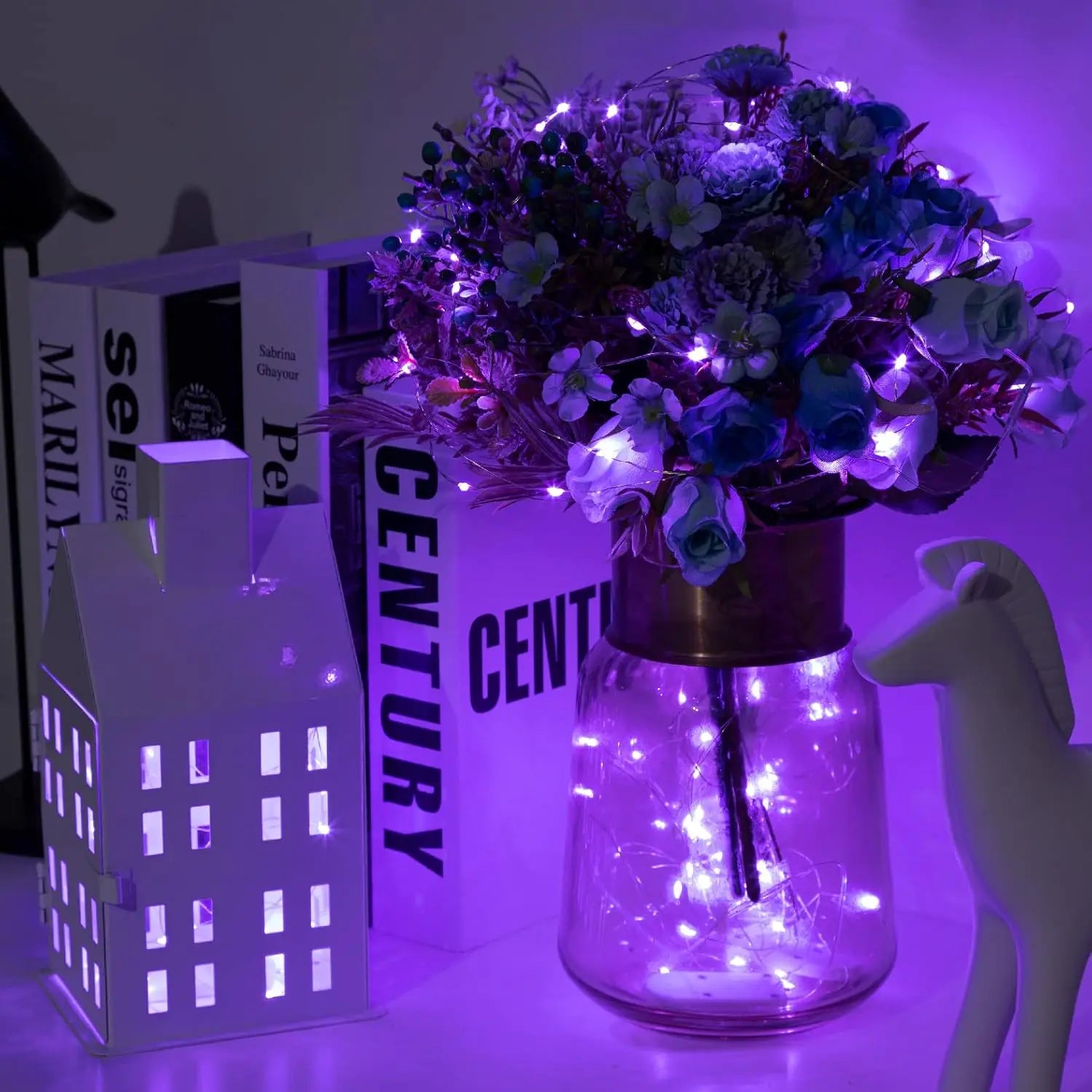 Battery Powered LED String Lights 10/20/30/50/100LED Copper Wire Lights for Camping Wedding Flowers Christmas Decoration