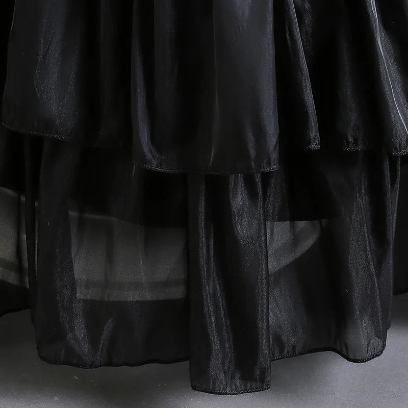 Children Wednesday Costume Girls Black Gothic Family Clothes Halloween Cosplay Costume for Kids Easter Carnival Fancy Dress Up