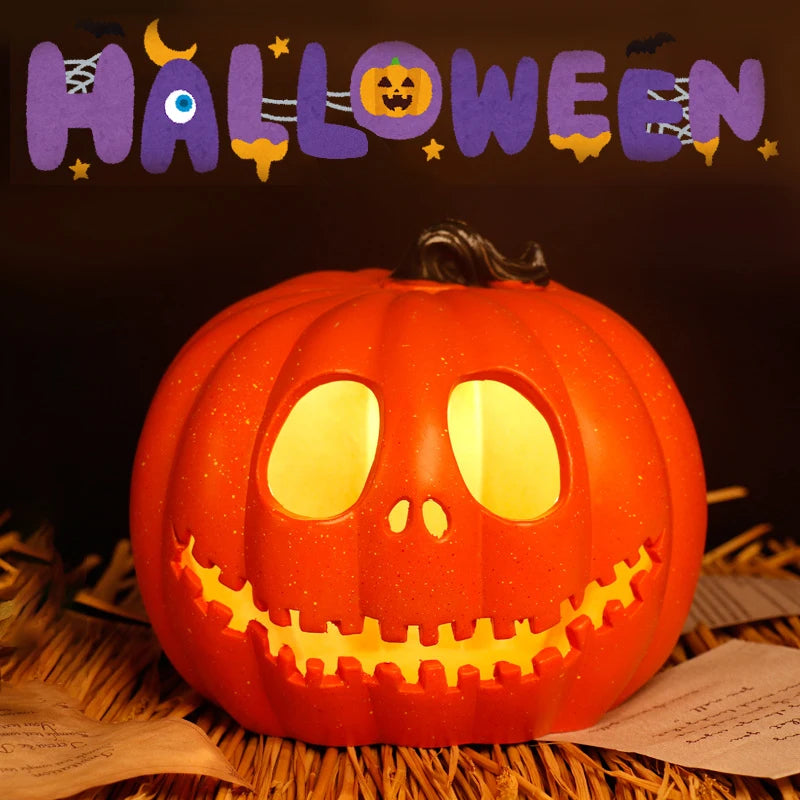Halloween Decoration Pumpkin Led Lights Festival Accessories Outdoor Yard/garden Decor Horror Party Scream Ghostface Halloween