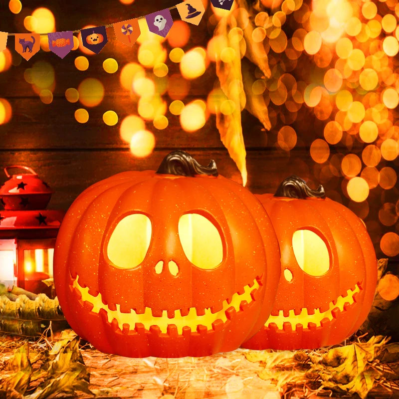 Halloween Decoration Pumpkin Led Lights Festival Accessories Outdoor Yard/garden Decor Horror Party Scream Ghostface Halloween