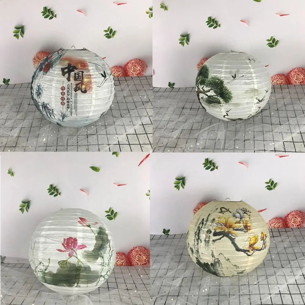 Diwali Lights Lamps Home Decoration Flower Lantern Round Lamp Lampshade Paper Lantern