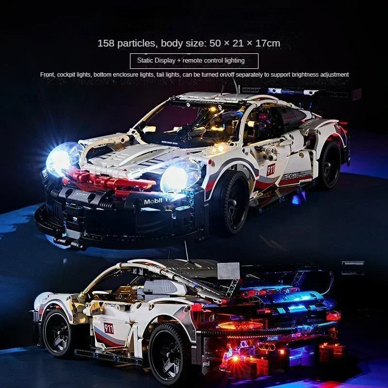 Christmas Racing DIY Boys Classic Racing Sports Car Building Block Toys Educational Vehicle Moc Assemble Bricks Kids Toys Gifts