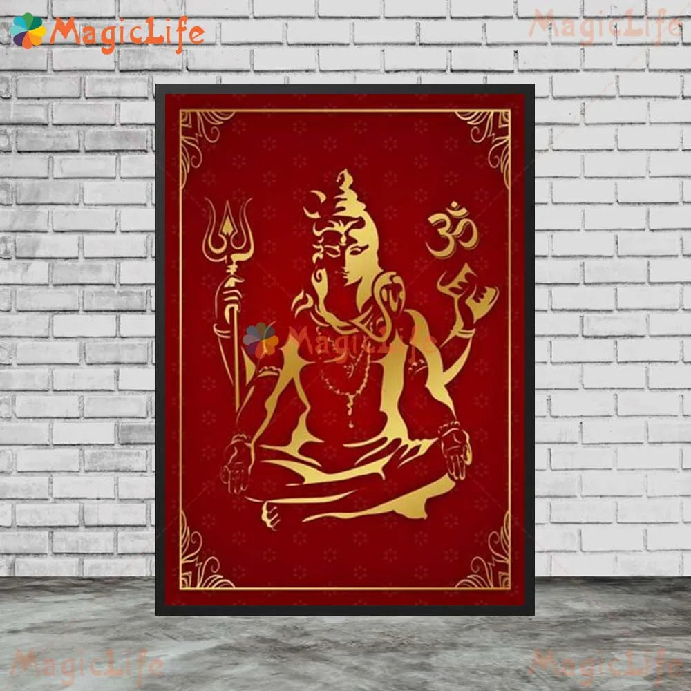 Hinduism India Diwali Religion Buddhism Wall Art Canvas Painting Posters Prints Wall Pictures For Living Room Decor Unframed