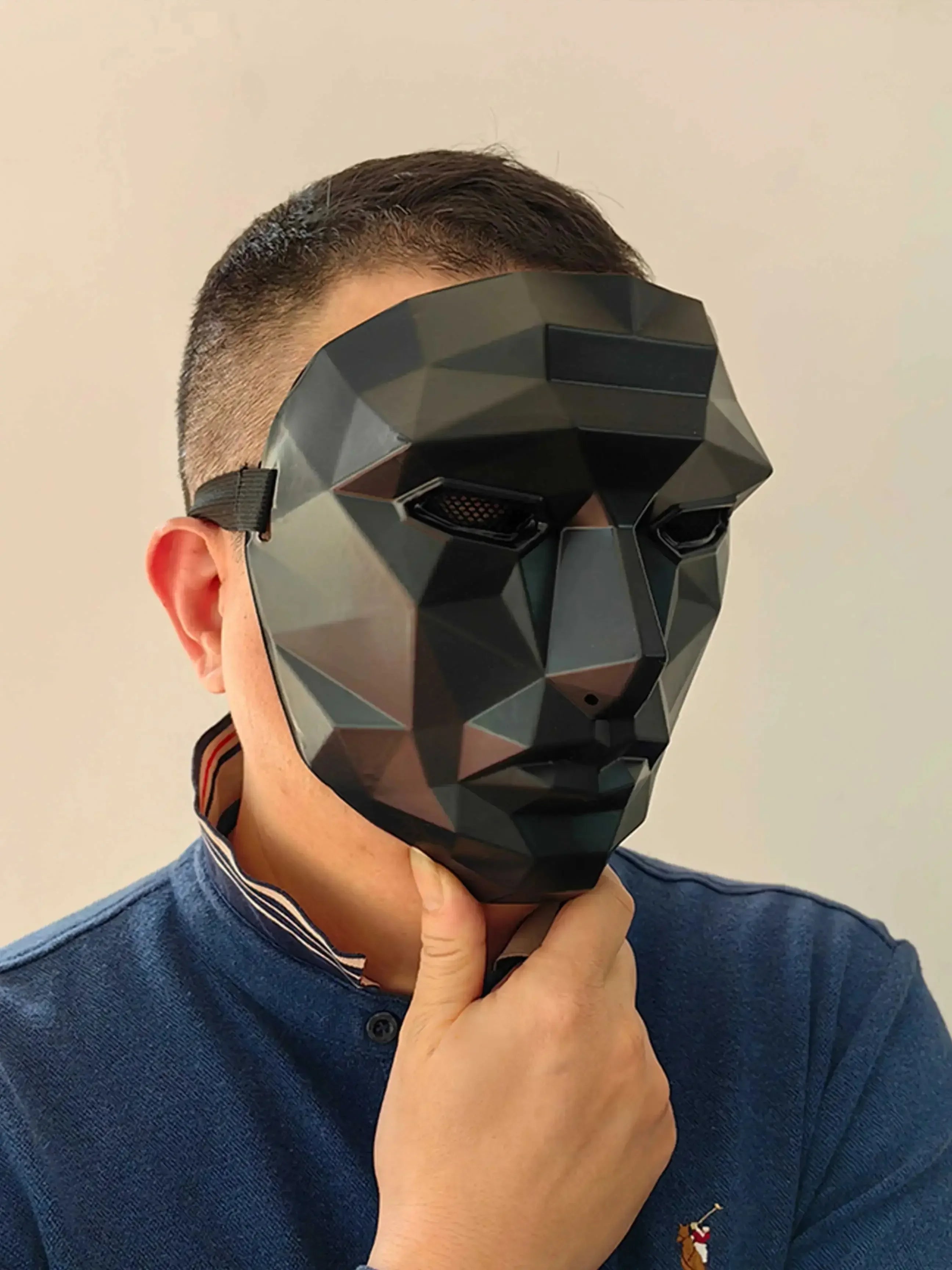 1PC Halloween Cat Face Mask - Special Shape Party Mask, Holiday Cosplay, Festival Decoration, Hot Costume Accessory