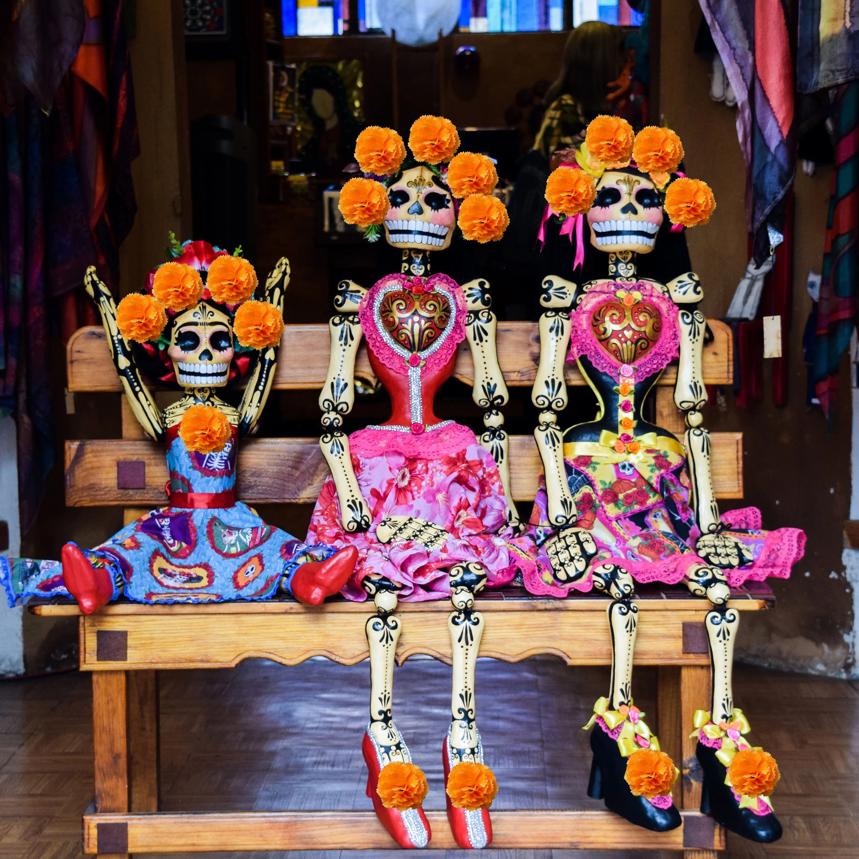 I5Opcs Marigold Flower Heads Bulk for Indian Pooja Bush Floral for Diwali Home Decor DIY Wreath Garland Craft