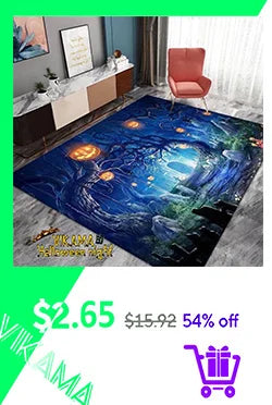 M-Michael Myers Horror Halloween Decorative Warmer Rug Home Living Room Bedroom Carpet Bathroom Kitchen Non Slip Carpet