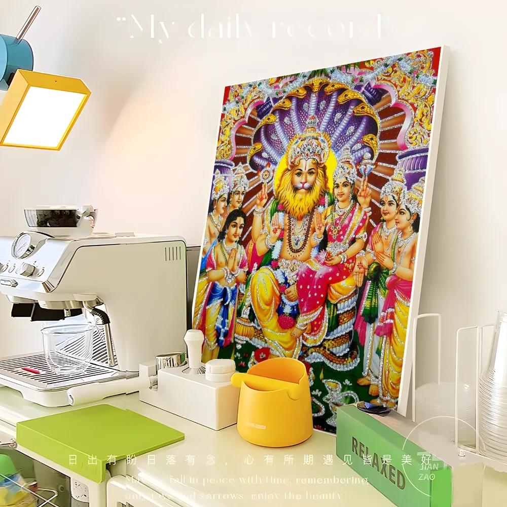 Hindu God Anime Posters Sticky Whitepaper Sticker Room Decor