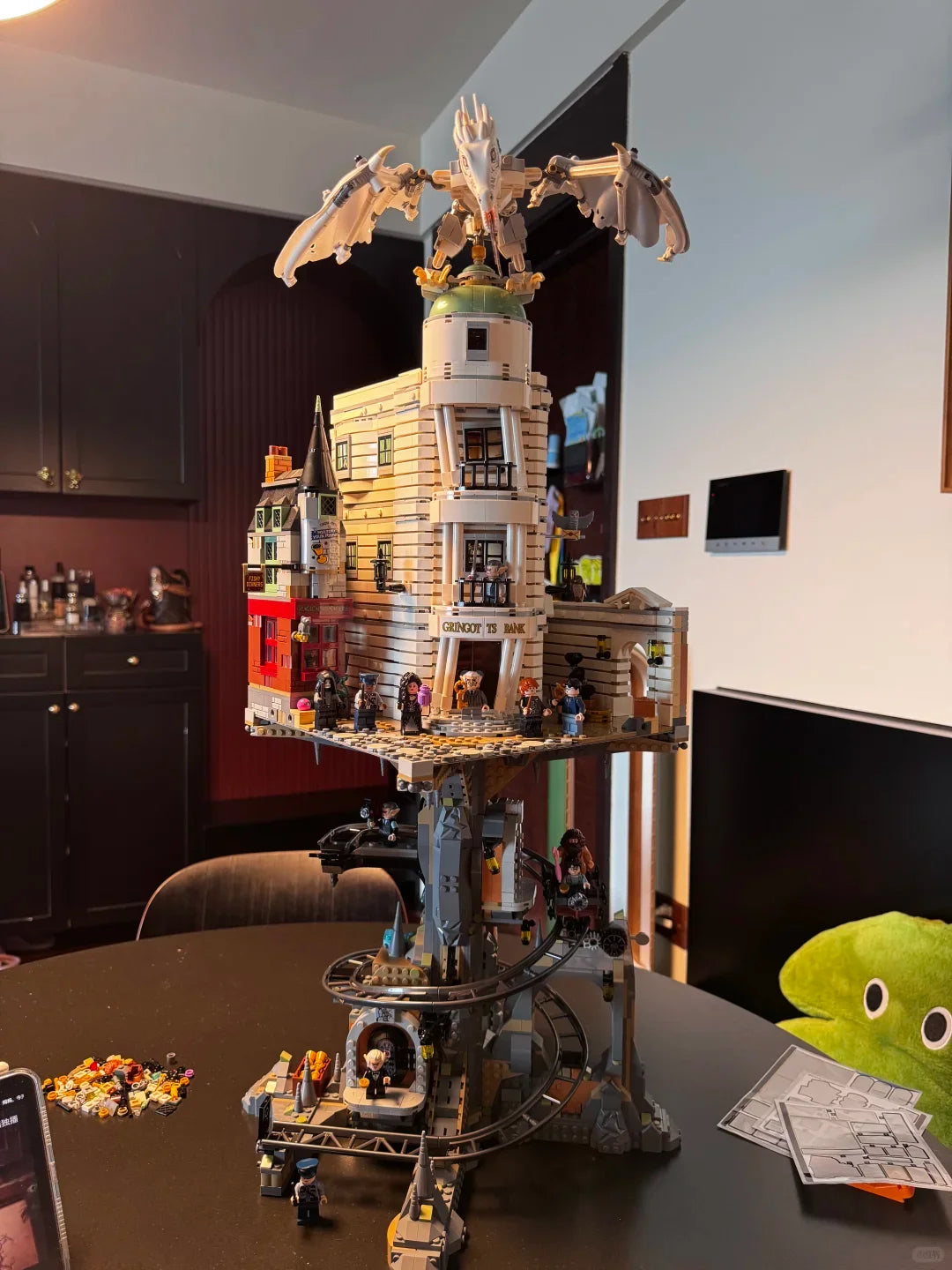 Christmas Promotion  4803pcs  FIT 76417 Gringotted Wizarding Bank Collectible Building Block Model Bricks Toys Birthday Gifts