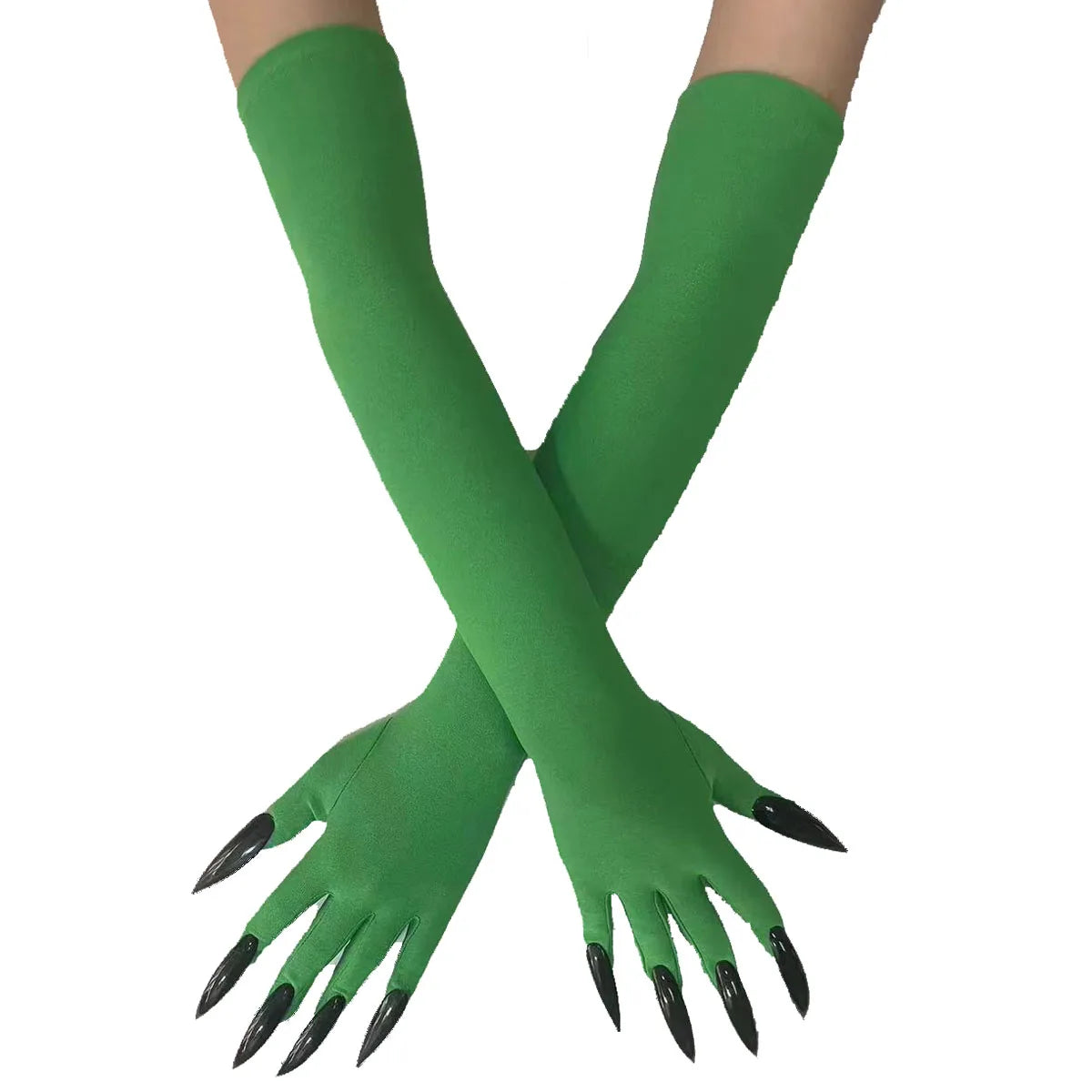 Cool Halloween gloves long ghost claw dress up gloves fashionable red long nails Cosplay Halloween funny gloves A529