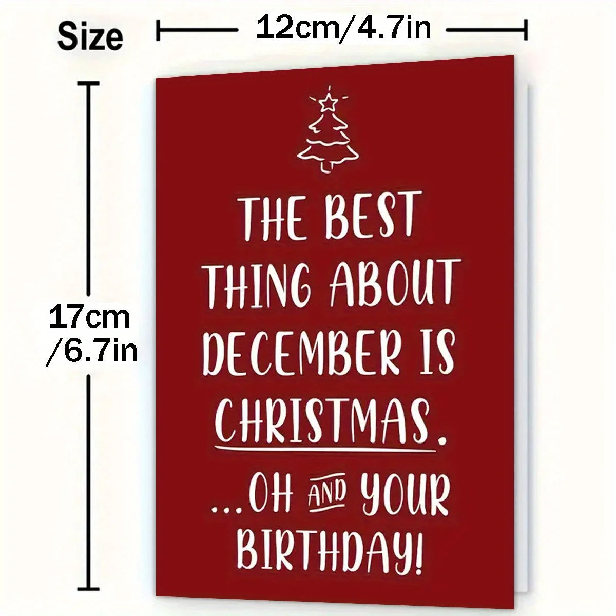 Christmas Card, Christmas Decoration, Expressing Blessings to Family, 2026 New Year Decoration Card