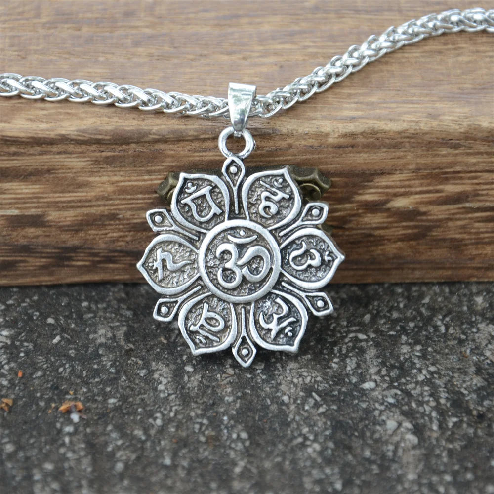OM Pendant Necklace For Men and Women Religious Jewelry