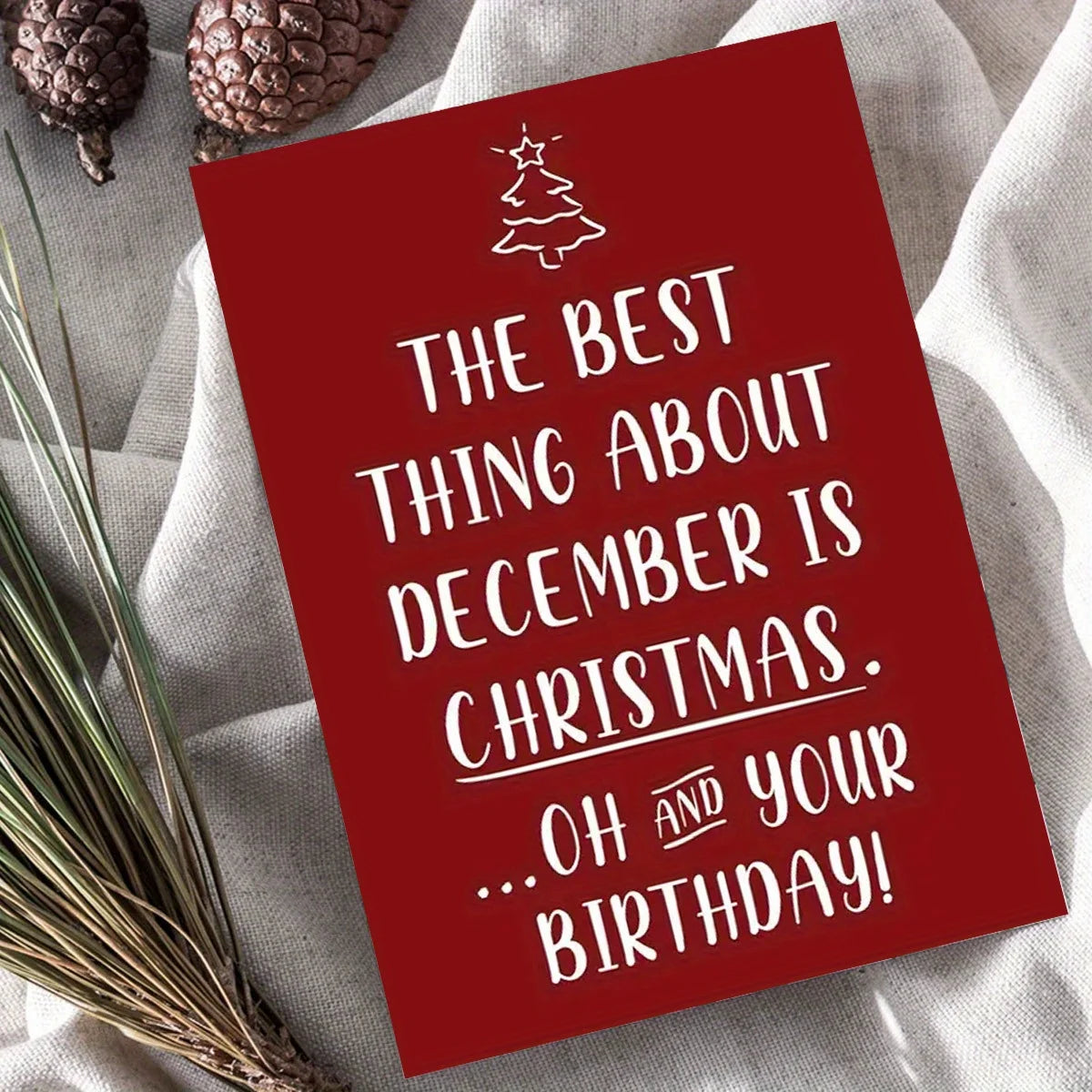 Christmas Card, Christmas Decoration, Expressing Blessings to Family, 2026 New Year Decoration Card