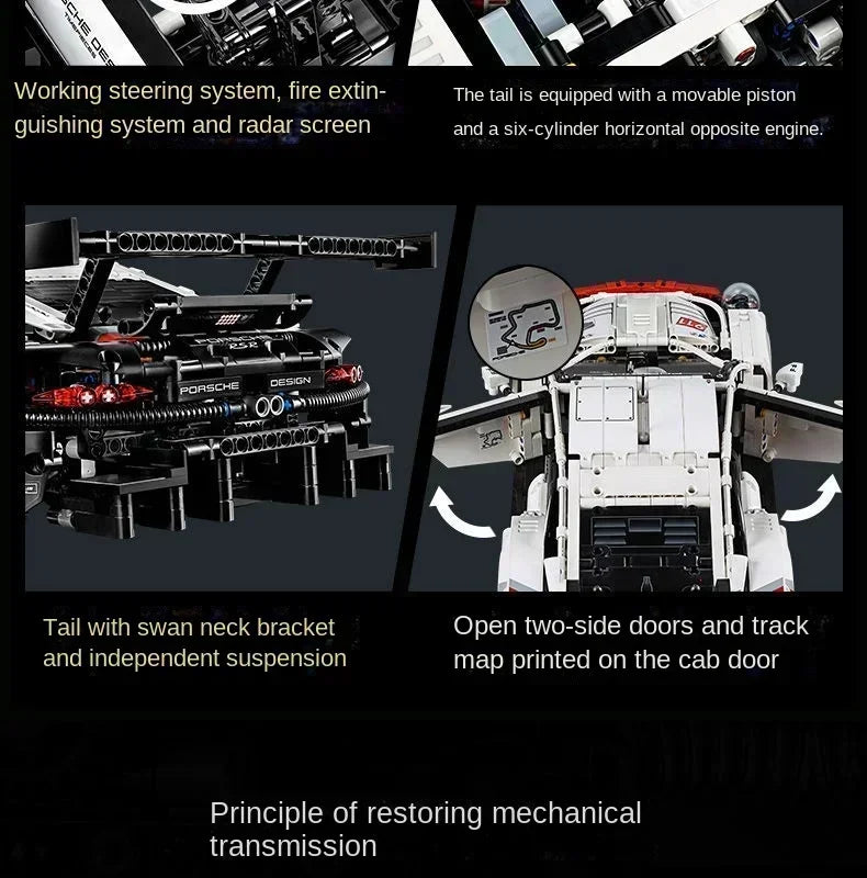 Christmas Racing DIY Boys Classic Racing Sports Car Building Block Toys Educational Vehicle Moc Assemble Bricks Kids Toys Gifts