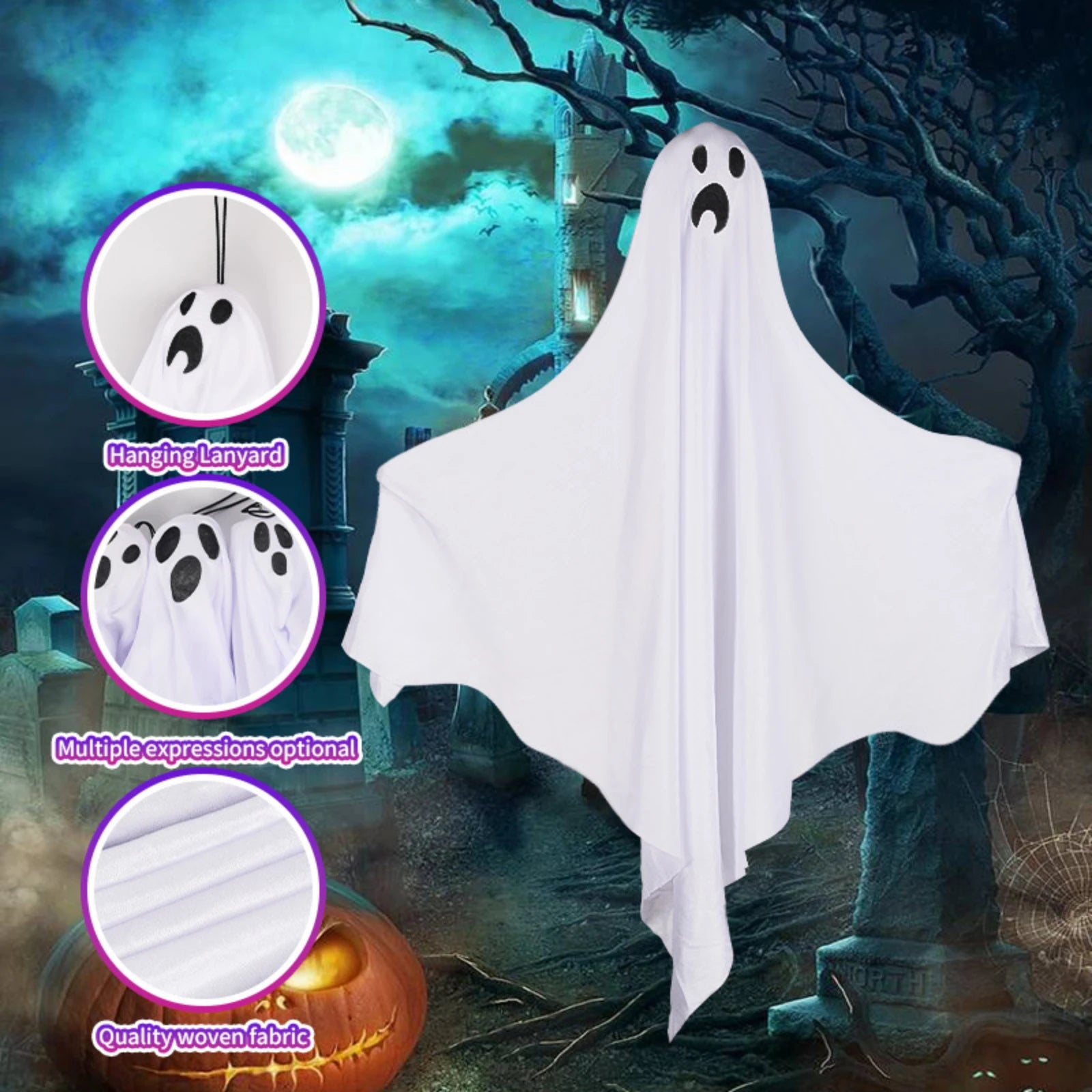 Halloween Horror Atmosphere Decorates The Courtyard Porch Multiple Expressions Indoors And Outdoors Decoration Holiday Gift