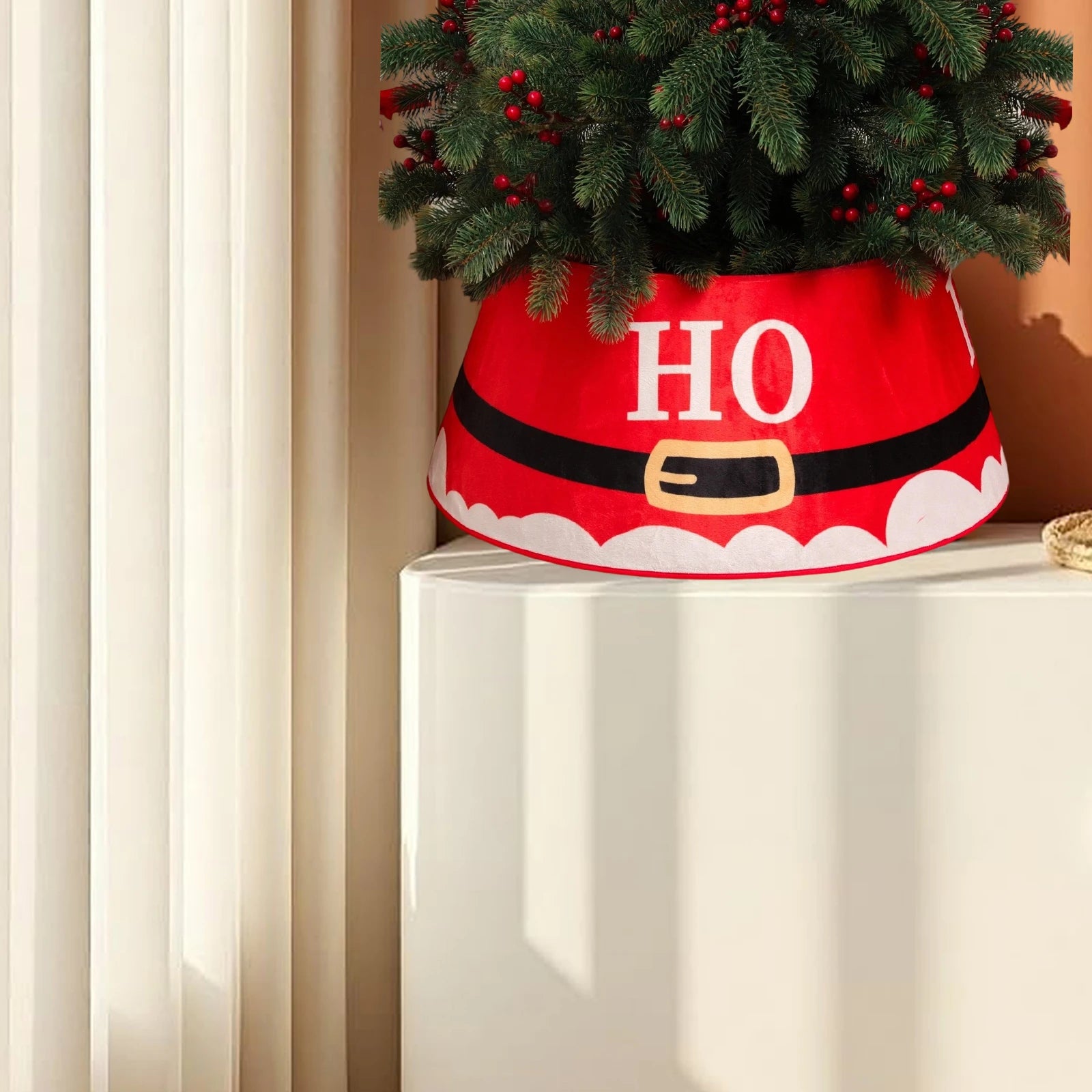 Christmas Tree Skirt Merry Christmas Tree Skirt Collar Creative Xmas Tree Base Cover Christmas Decoration New Year Supplies