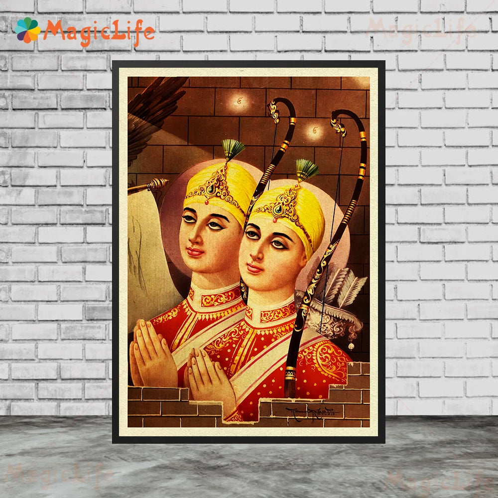 Sikhism Gurunanak Gulu Nanak Religion Posters Wall Pictures For Living Room Vintage Poster Wall Art Canvas Painting Unframed