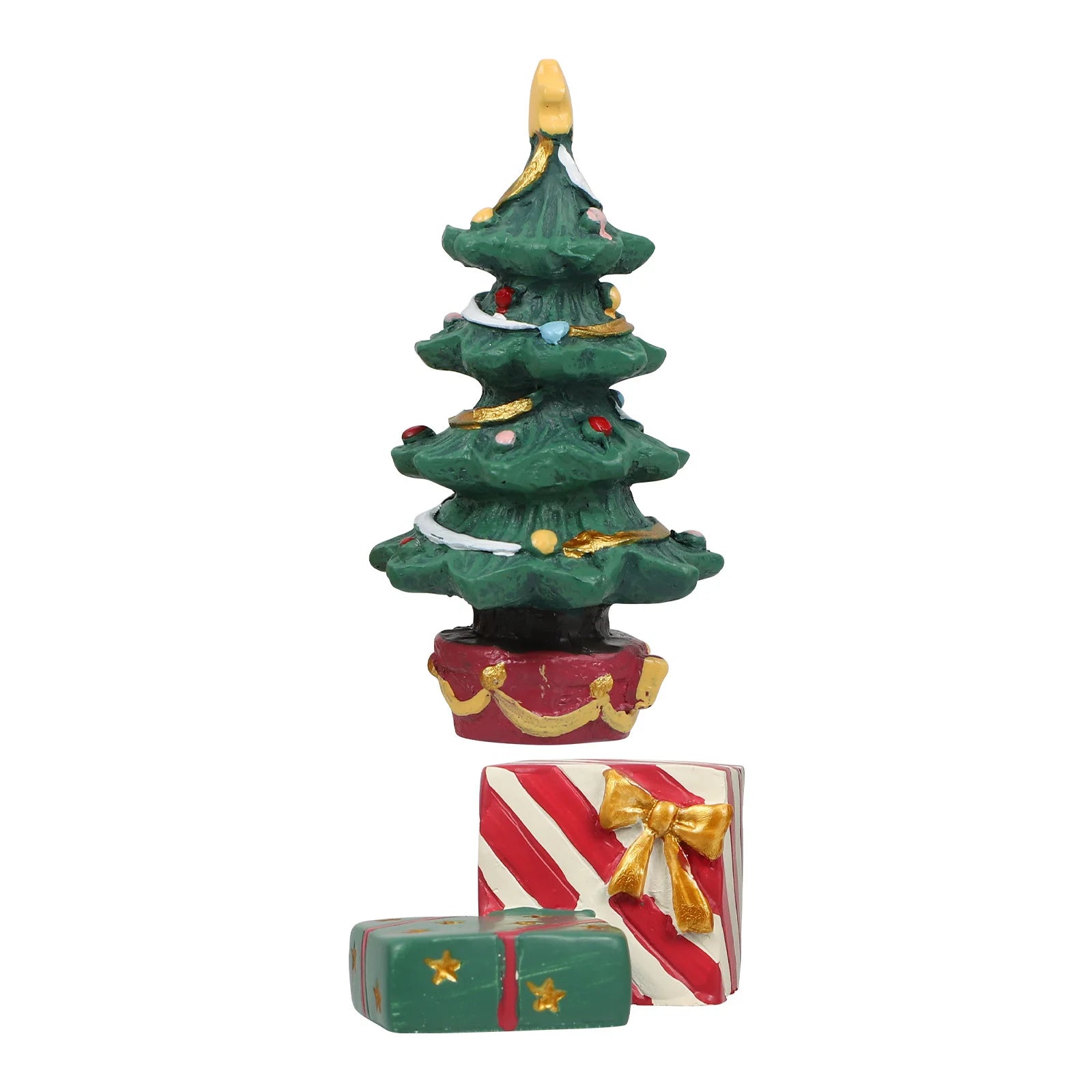 Aquarium Decor Christmas Decorations Xmas Ornaments Tree Holiday Artificial Mini