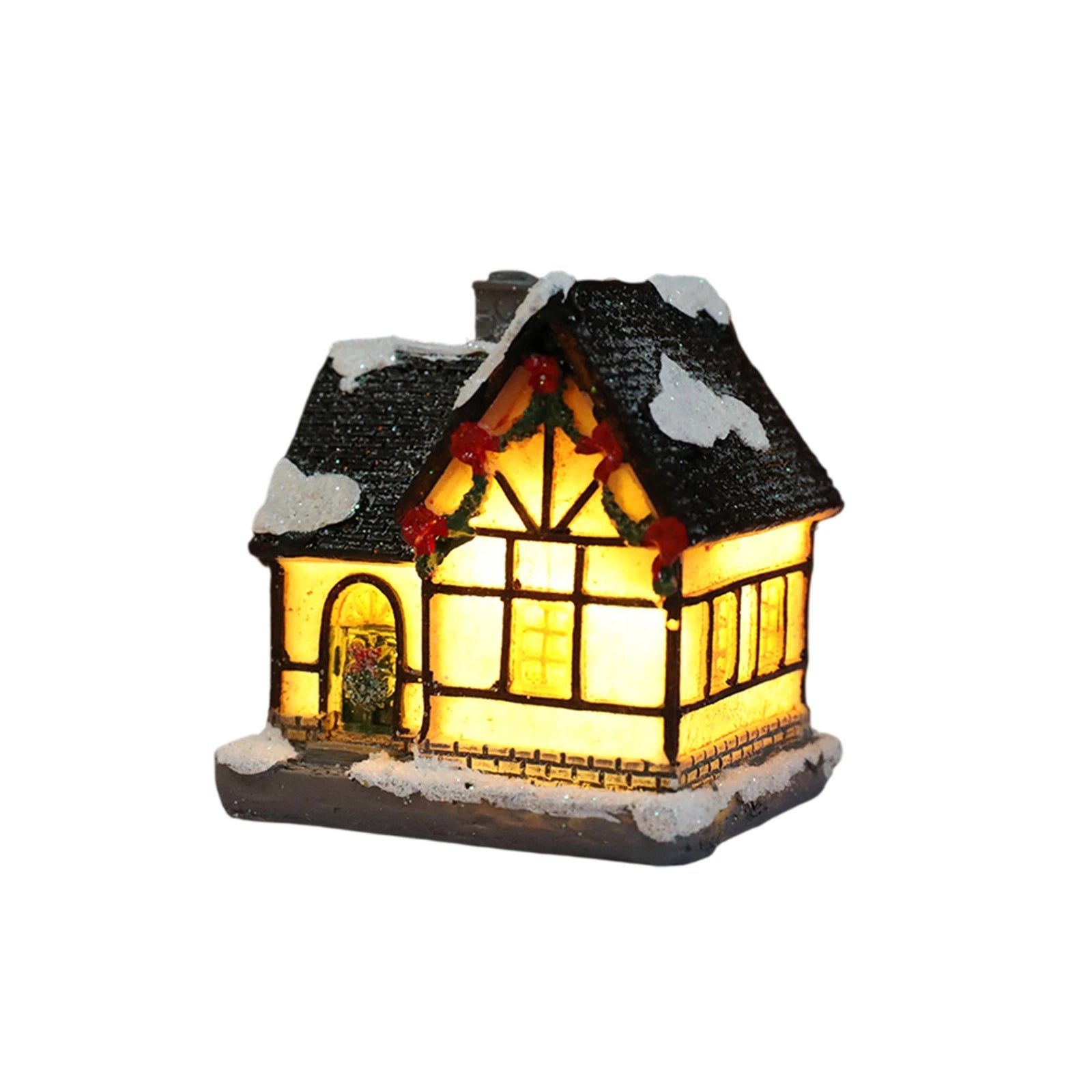 Christmas Houses Christmas Decoration With Lights Room Tabletop Supplies Festive Atmosphere Ornament Holiday Gift