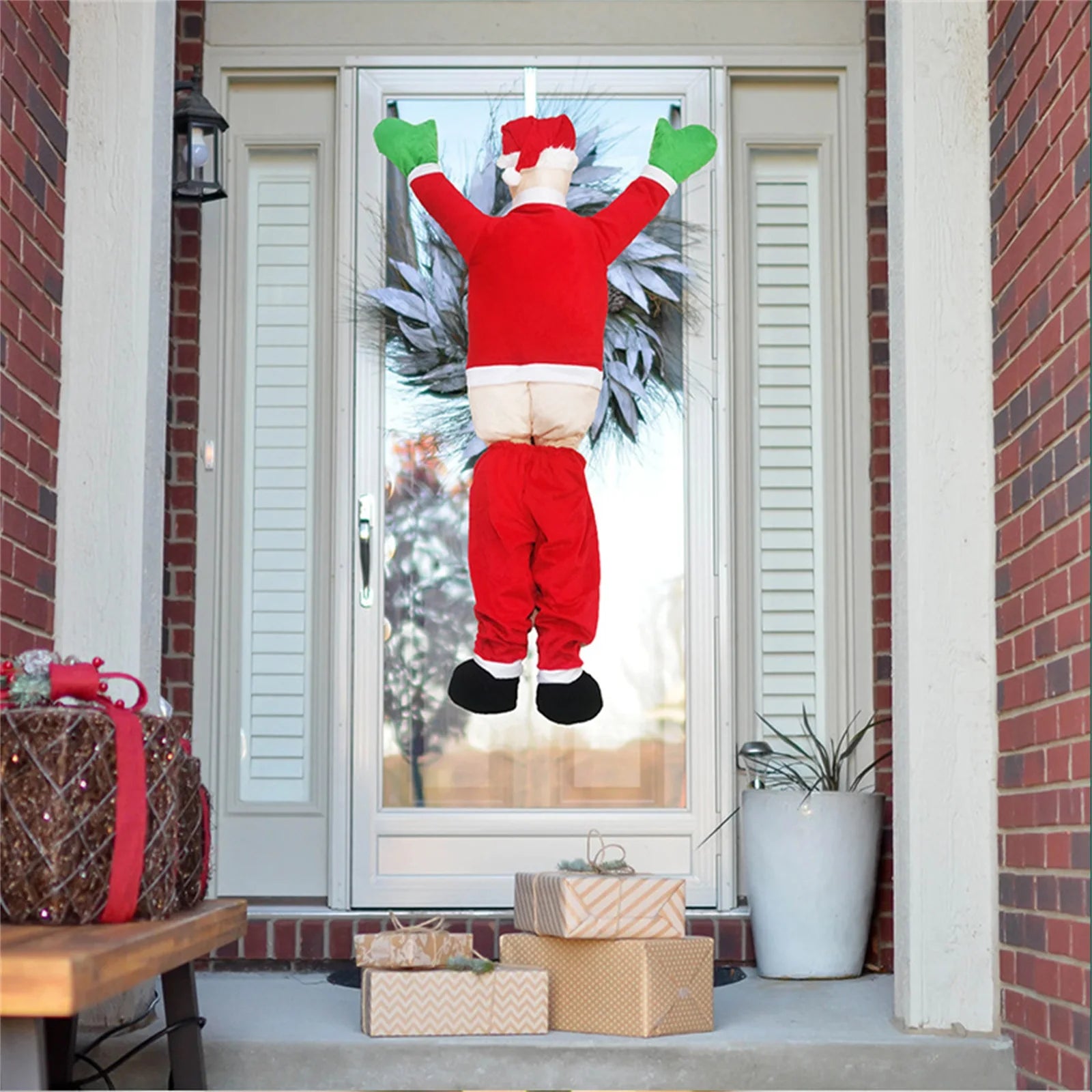 New Christmas Decoration Santa Claus Ornaments Outdoor Yard Christmas Hanging Decoration Props Holiday Gift For Friends