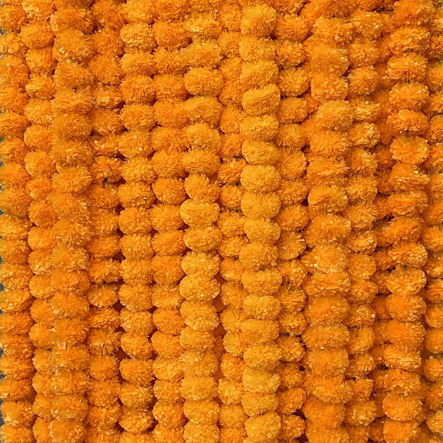 1pc Marigold Garland for Decoration Artificial Marigold Flower Diwali
