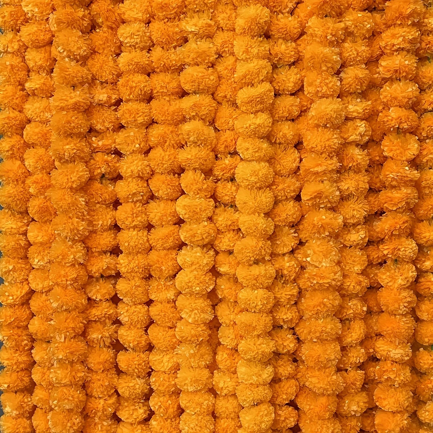 1pc Marigold Garland for Decoration Artificial Marigold Flower Diwali