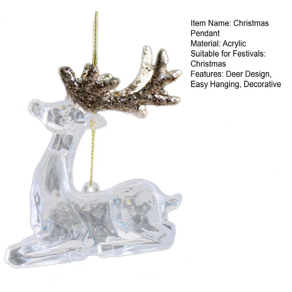 Christmas Pendant Decoration Hanging Christmas Tree Ornament Festive Holiday Season Christmas Tree Ornaments Standing for Home