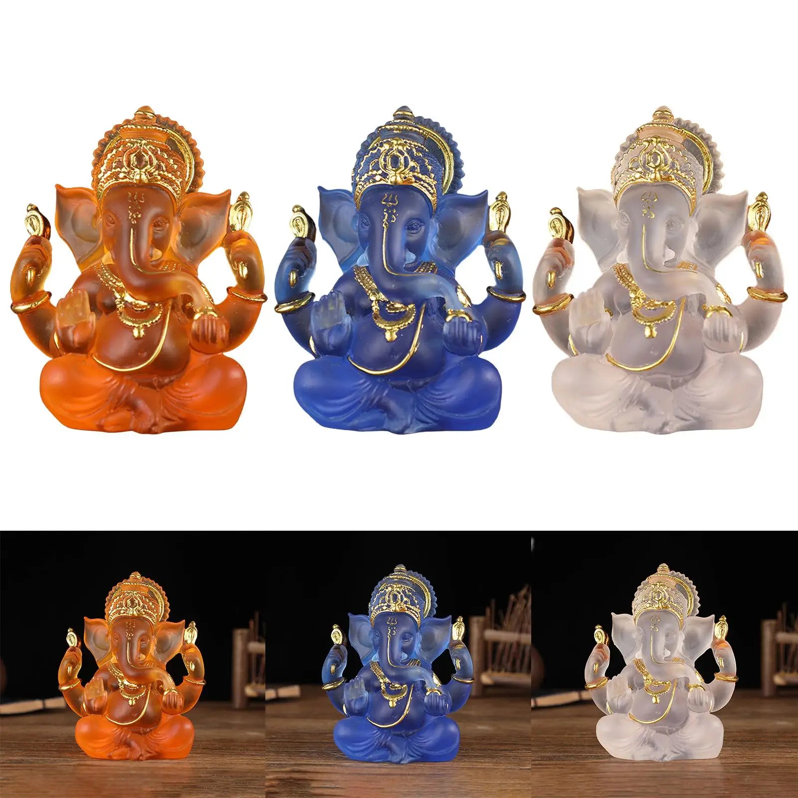 Lord Ganesha Statues- Hindu God Statue Resin Sculpture