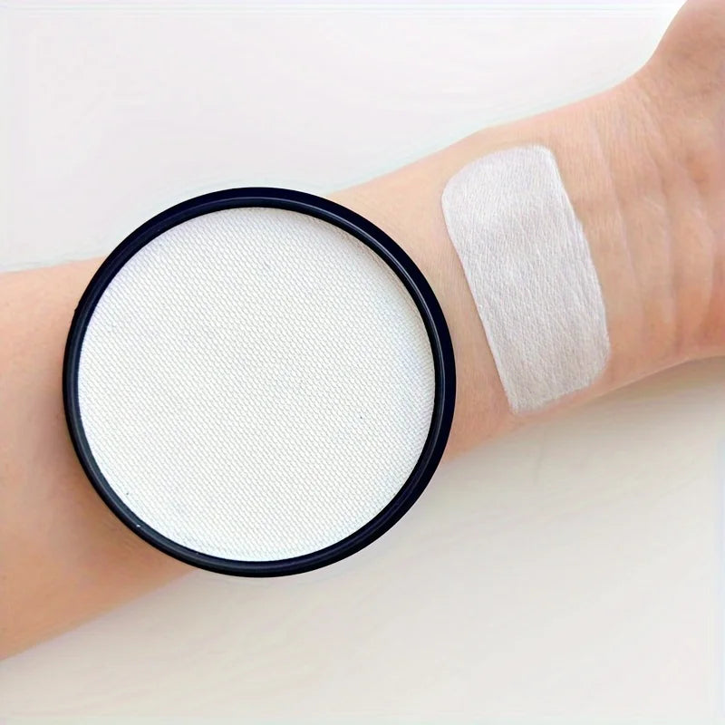 30g Water-Activated Body Makeup Face Paint Set 3-Piece with Brushes Mixing Palette for Halloween Christmas Costume Party Cosplay