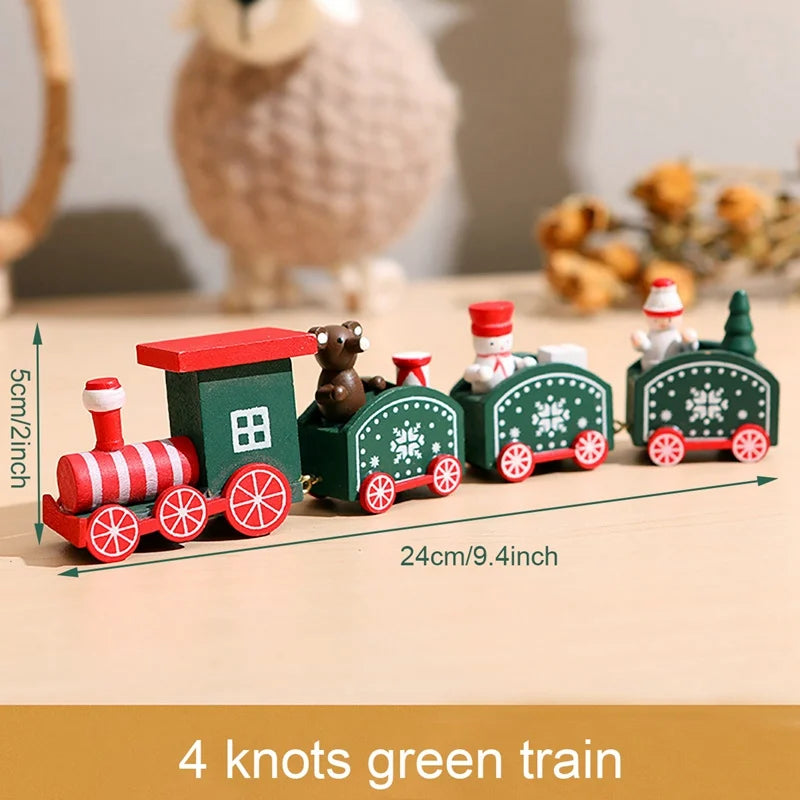 Christmas Train Merry Christmas Decorations For Home 2024 Cristmas Ornament Xmas Navidad Noel Gifts Happy New Year 2025 Decor