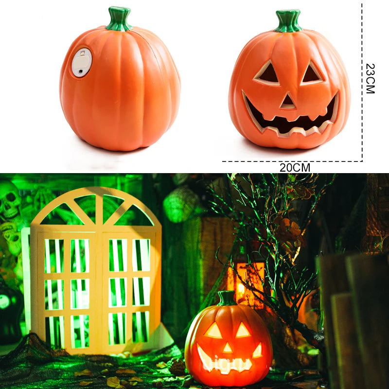 Halloween Decoration Pumpkin Led Lights Festival Accessories Outdoor Yard/garden Decor Horror Party Scream Ghostface Halloween