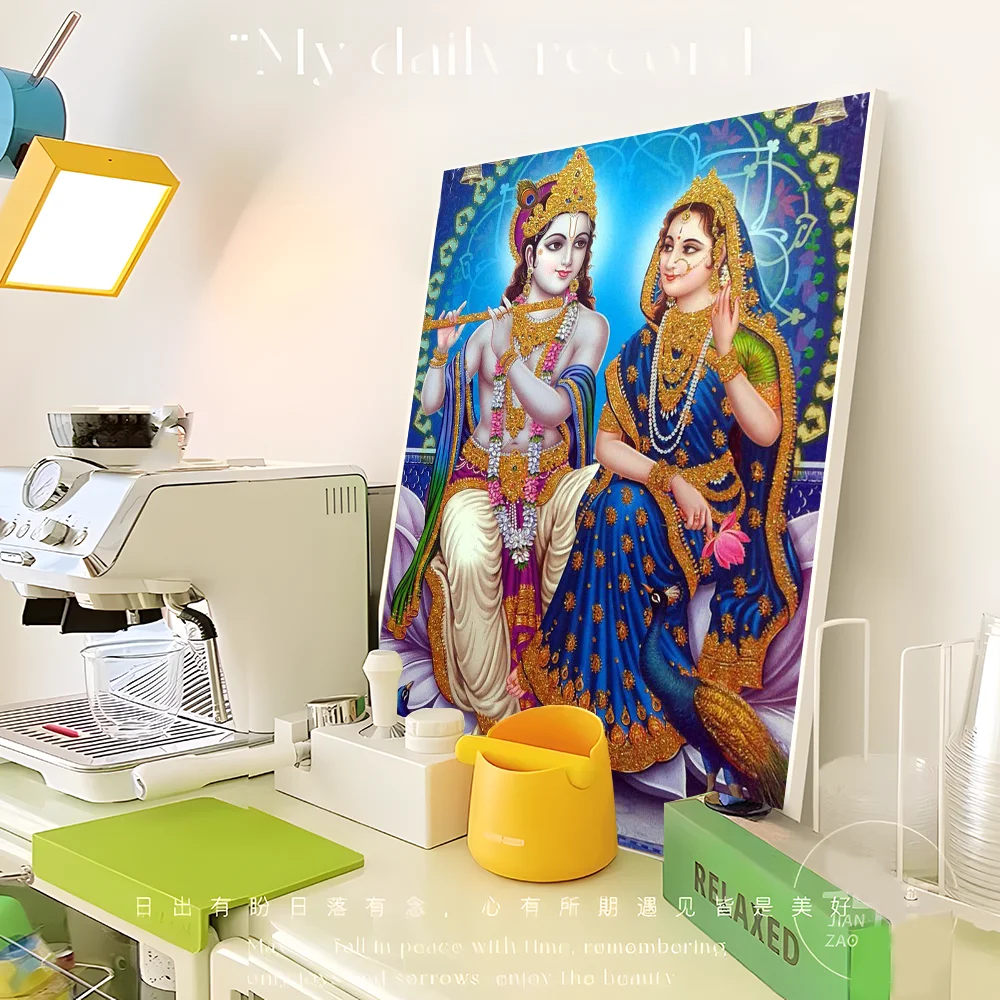 Hindu God Anime Posters Sticky Whitepaper Sticker Room Decor