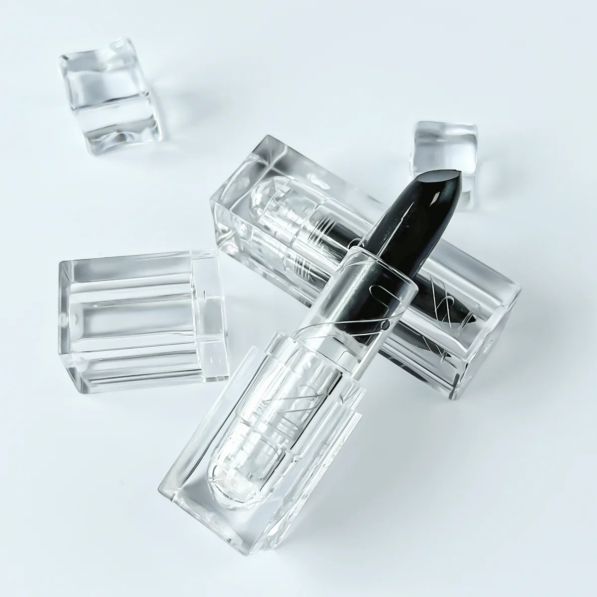 Waterproof Glitter Lipstick Sexy Black Lip Gloss Shiny Lip Tint  Cosmetics Halloween Lips Makeup
