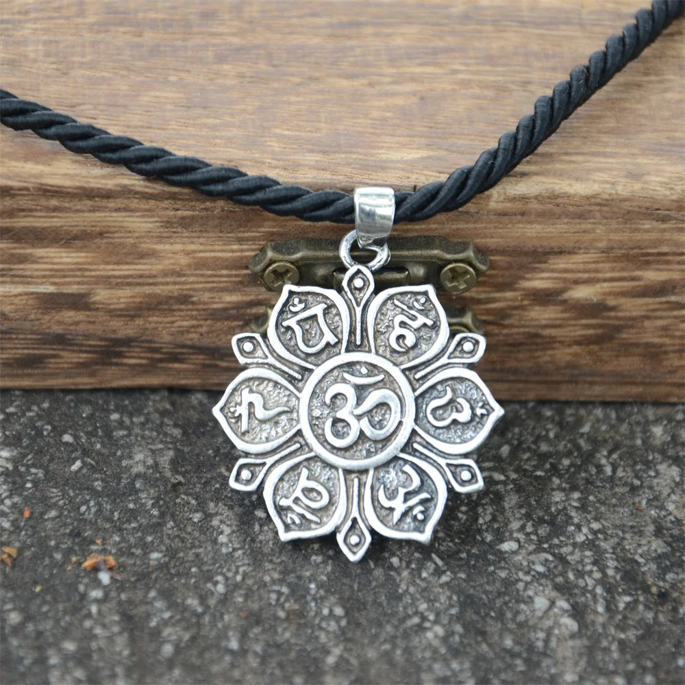 OM Pendant Necklace For Men and Women Religious Jewelry