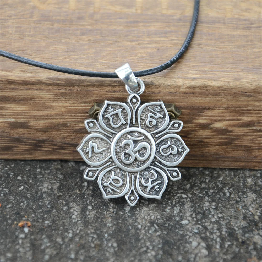 OM Pendant Necklace For Men and Women Religious Jewelry