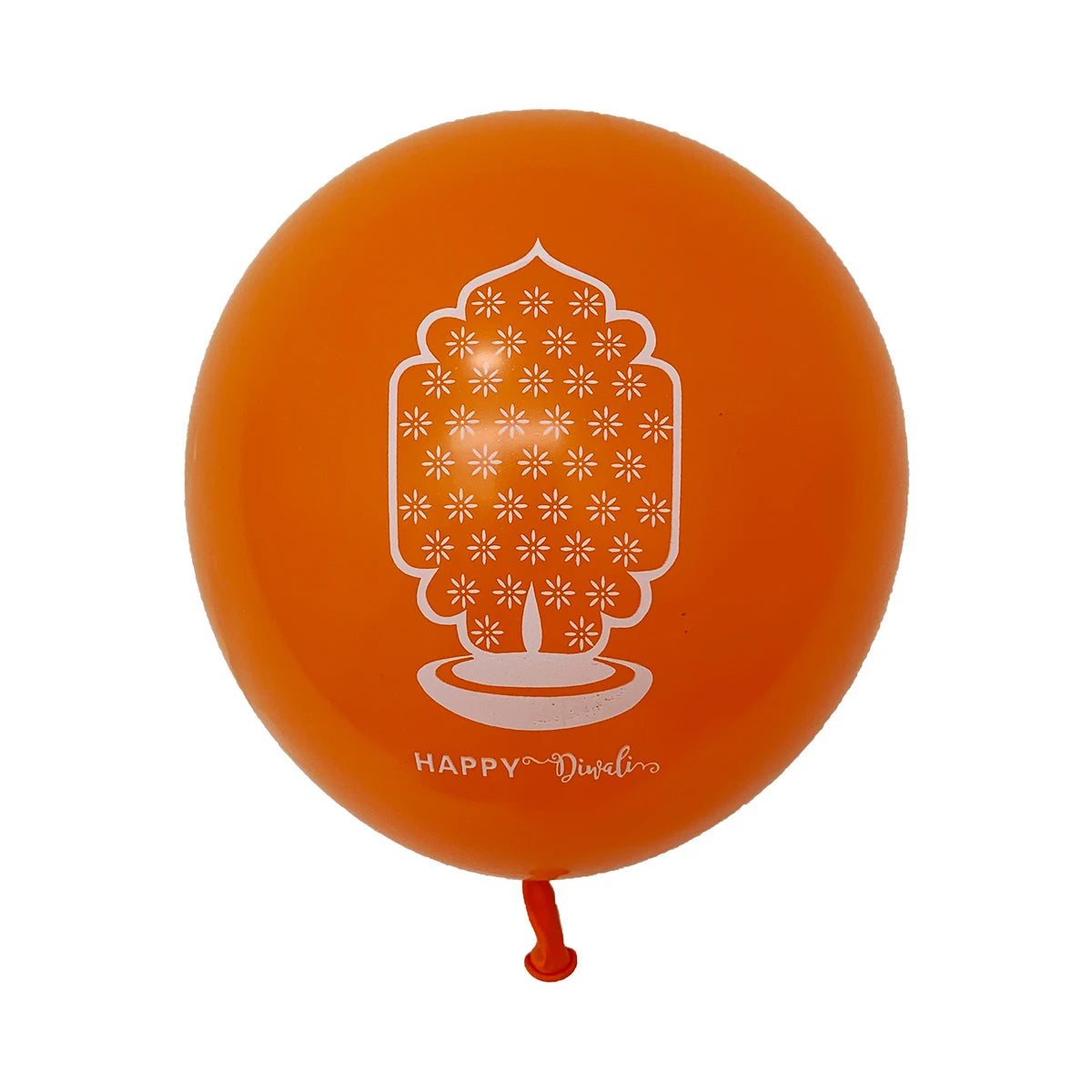 10Pcs Diwali Theme Latex Balloon Diwali Party Decoration Indian Diwali Lotus Balloons Happy Diwali Party Inflate Globos