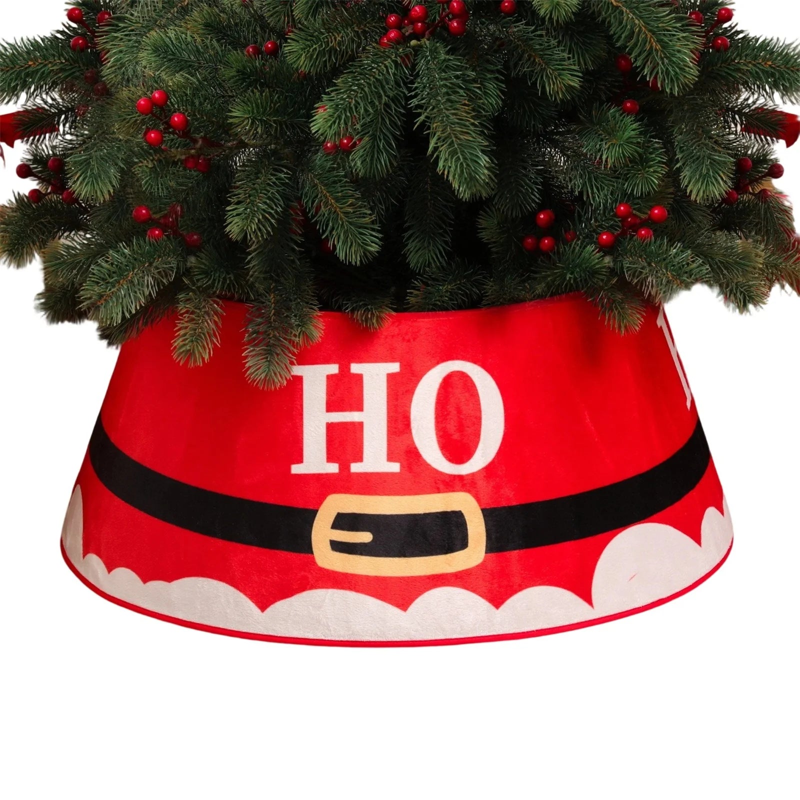 Christmas Tree Skirt Merry Christmas Tree Skirt Collar Creative Xmas Tree Base Cover Christmas Decoration New Year Supplies