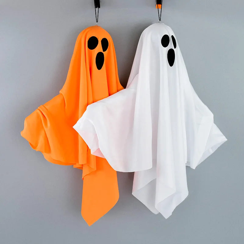 Halloween Ghost LED Light Hanging Ghost Home Decoration Outdoor Ghost House Bar Hanging Light Horror Prop Party Decoration