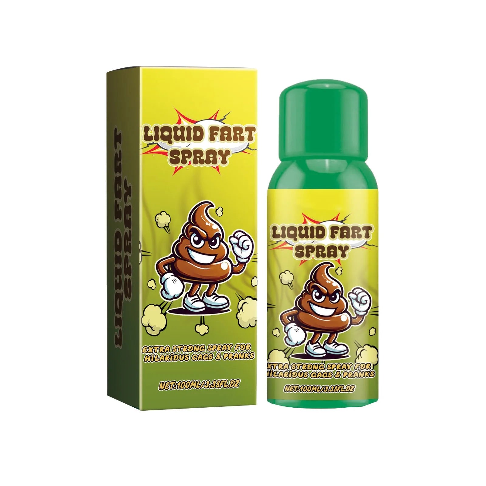 100ml Fart Gag Spray Prank Joke Terrible Smell Spray Party Supplies Spoof Spray for Adults Kids Halloween Funny Toys