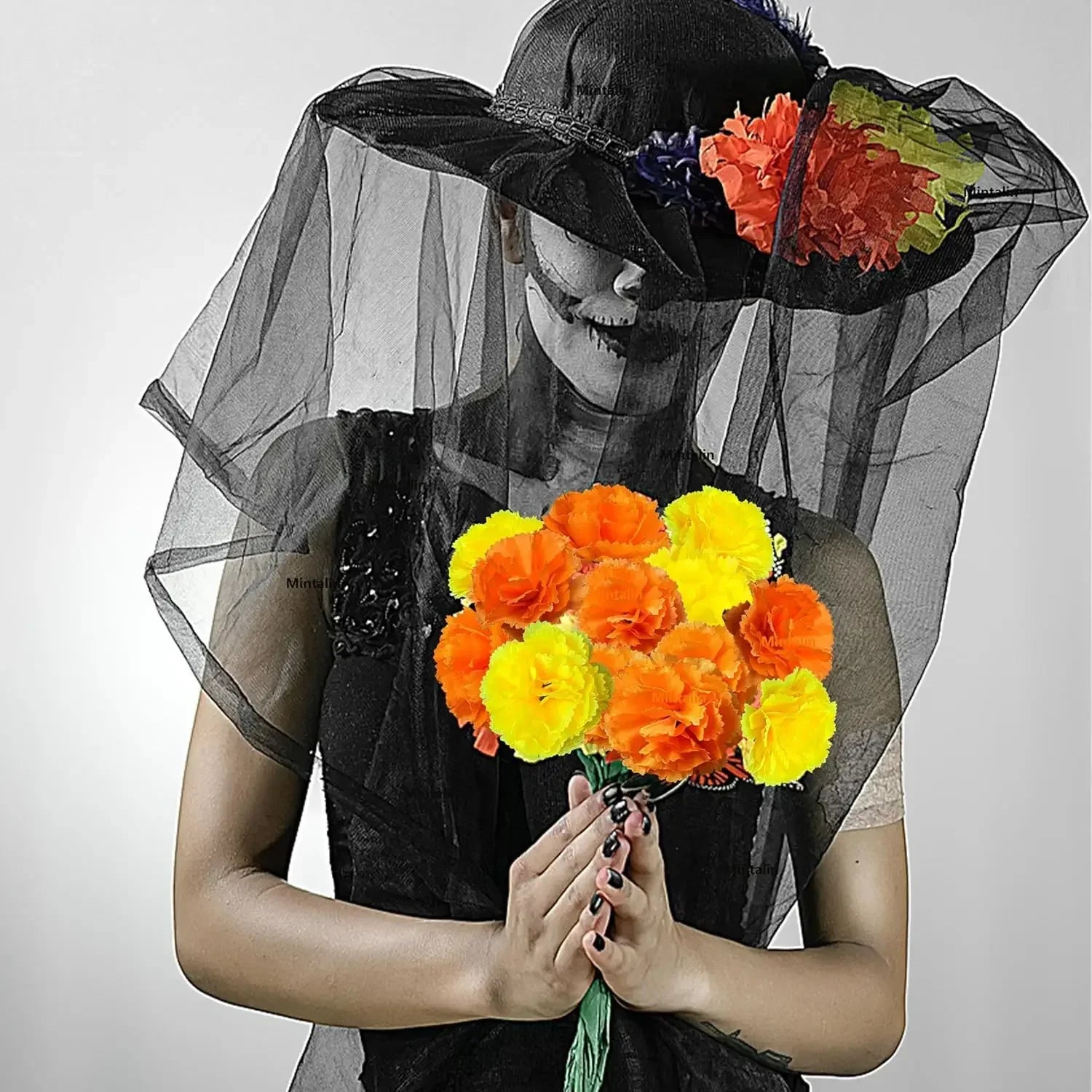 Artificial Marigold Flowers for Diwali Home DIY Decoration