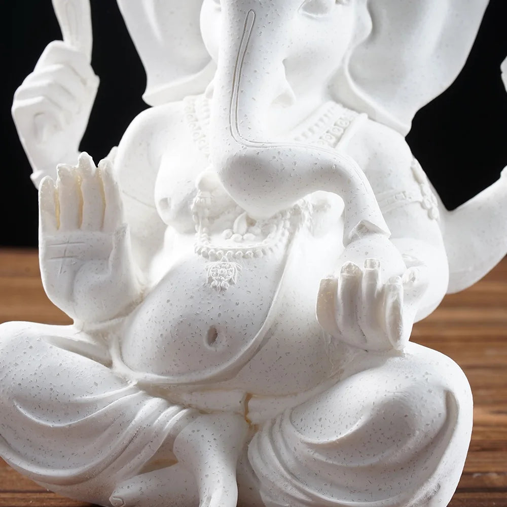 Sandstone Indian Ganesha  God Statue Religious Hindu  Shop Office Home Decoration Crafts
