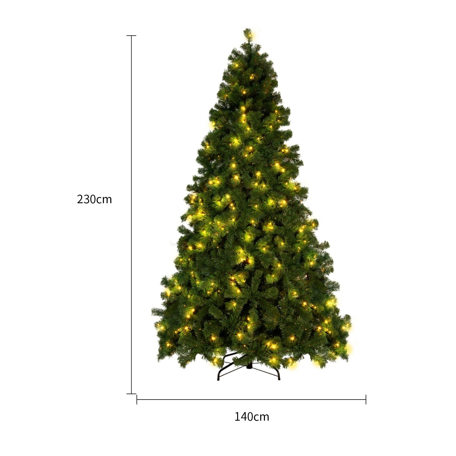 Christmas Tree PVC Artificial Snow Christmas Tree Mall Window Decoration