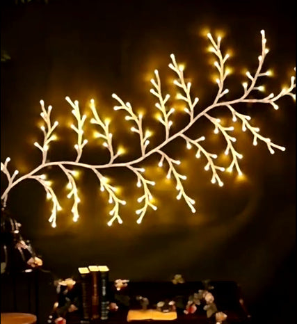 Vines With Lights Christmas Garland Light Flexible DIY Willow Vine Branch LED Light For Room Wall